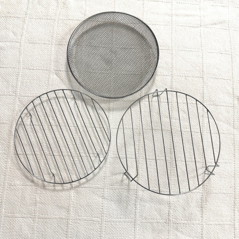 Big Boss 16 Quart Air Fryer Replacement Mesh Basket and Racks Set 10 Inch